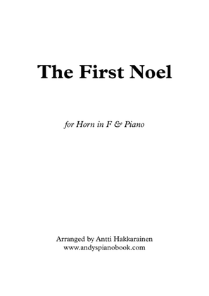 Book cover for The First Noel - Horn & Piano