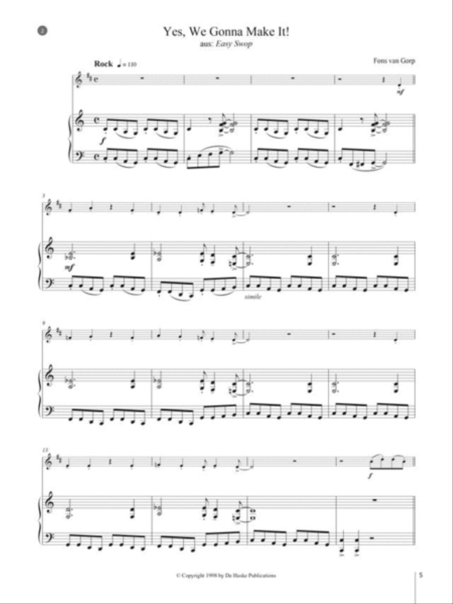 Starke Töne - Tenorhorn/Euphonium und Klav. Euphonium scores gallery preview page 2