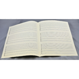 Music manuscript paper - Quintet 5x3 staves