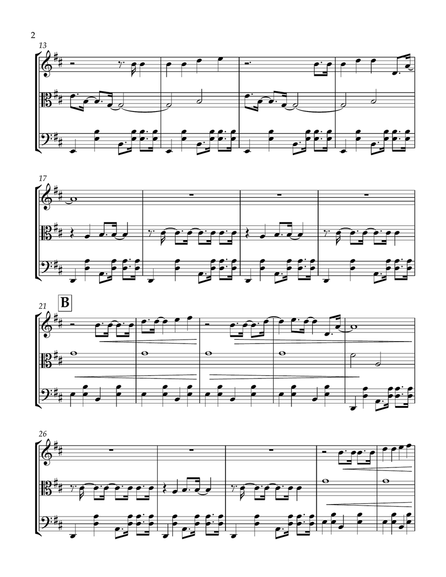 Harvest Moon Harvest Moon String Trio scores gallery preview page 3