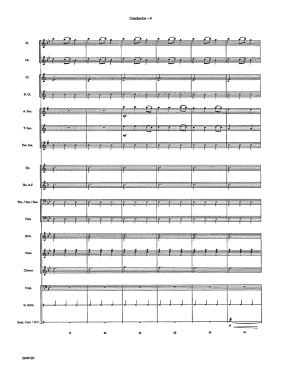 Ukrainian Bell Carol: Score Concert Band scores gallery preview page 6