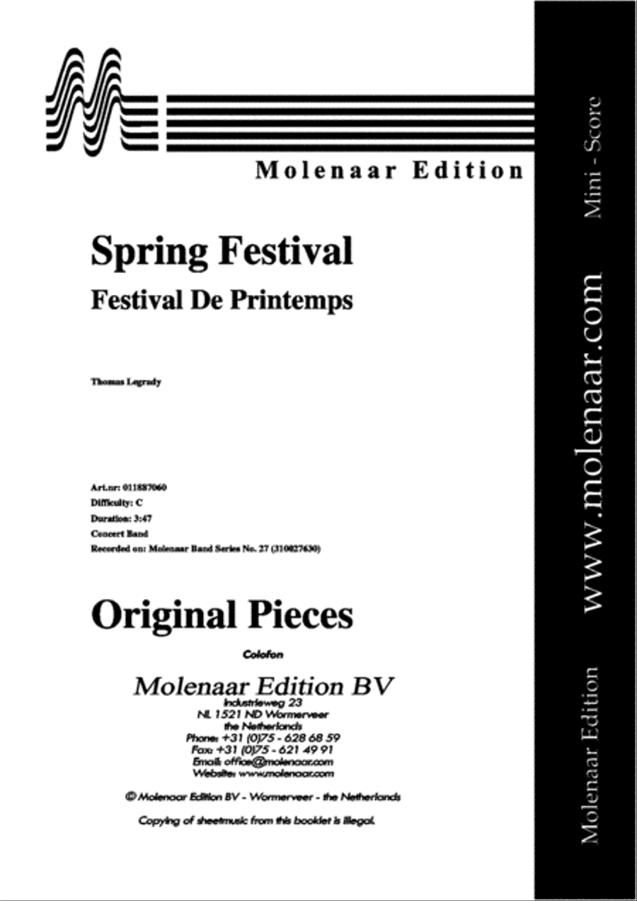 Spring Festival Concert Band scores gallery preview page 2