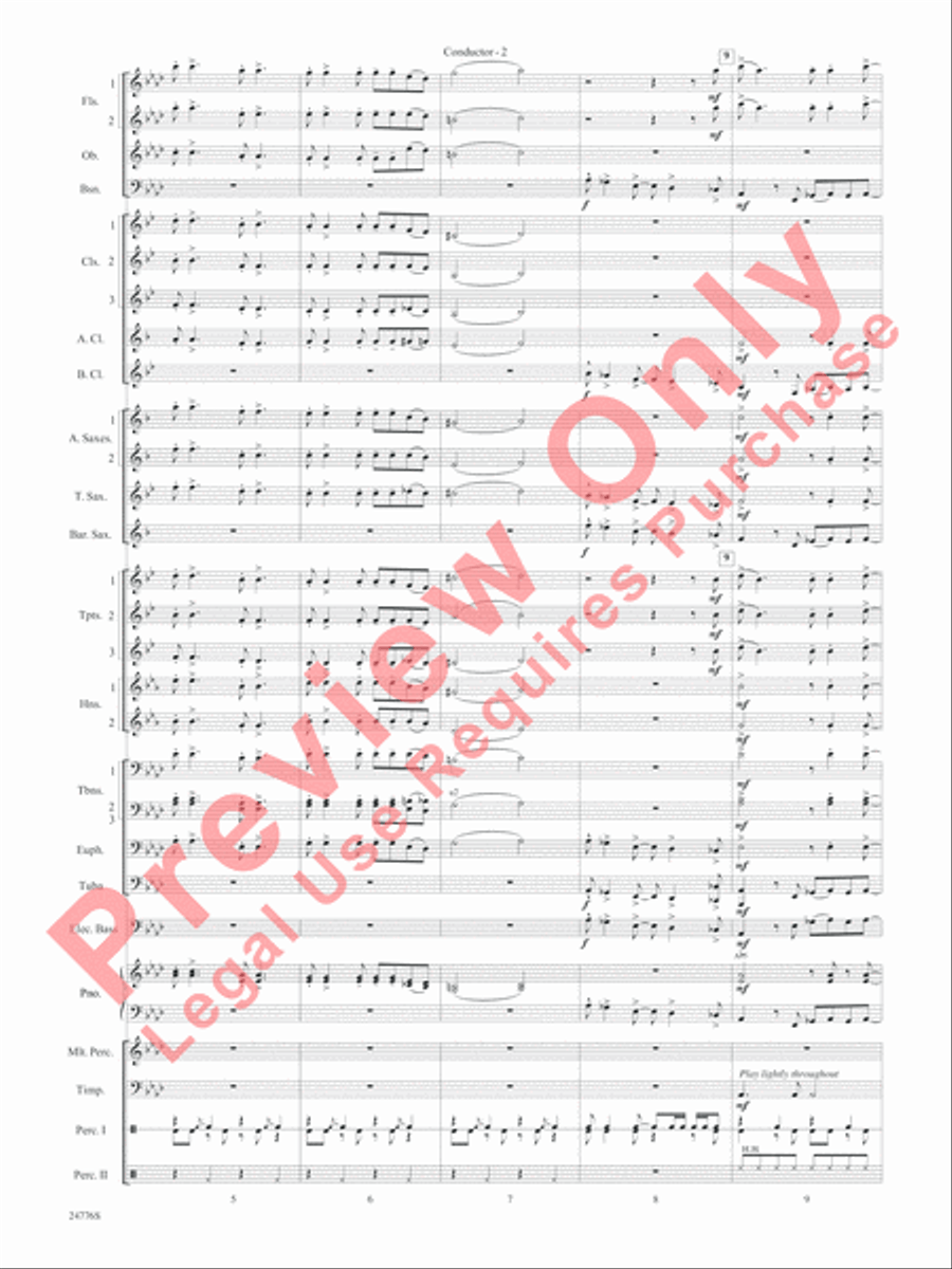 Rolling Stones: The Music Tour Concert Band scores gallery preview page 5
