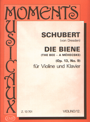 Book cover for Die Biene op. 13, No. 9