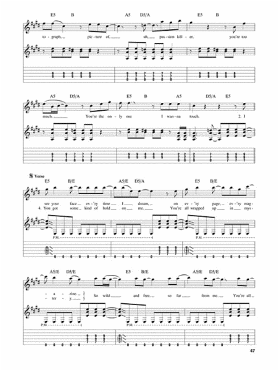 Pop Metal Pop Metal Electric Guitar scores gallery preview page 6