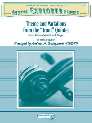 Book cover for Theme and Variations from the Trout Quintet
