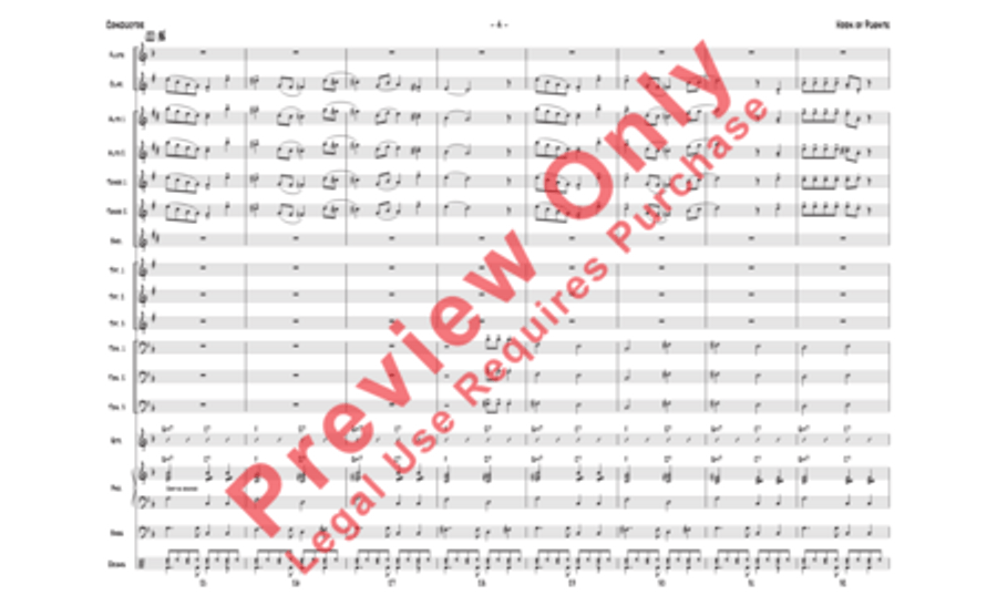 Horn of Puente Horn of Puente Jazz Ensemble scores gallery preview page 19