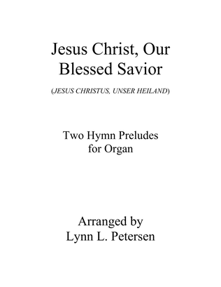Book cover for Jesus Christ, Our Blessed Savior