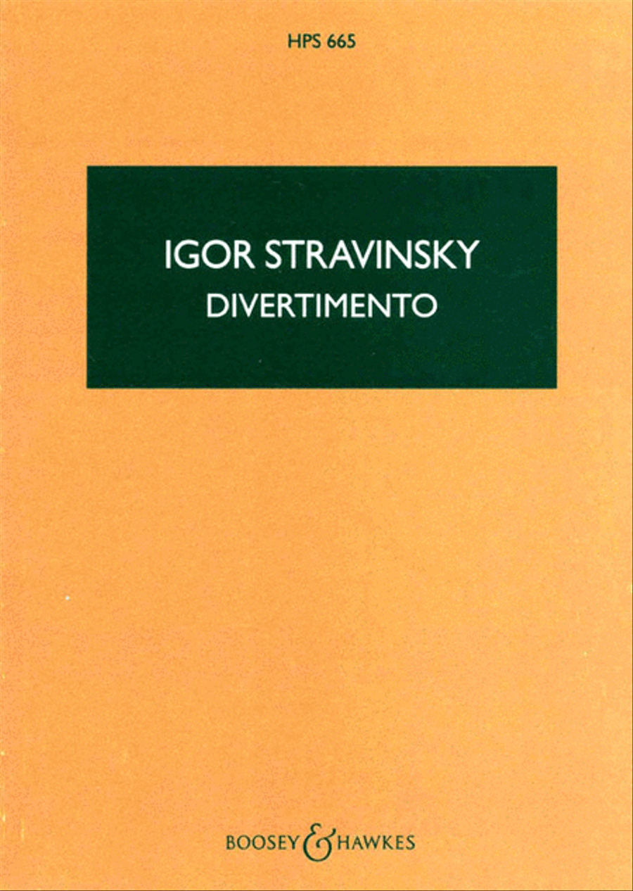Divertimento (Revised 1949) Orchestra scores gallery preview page 1