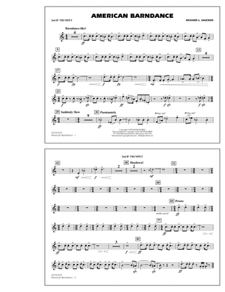 American Barndance - 2nd Bb Trumpet