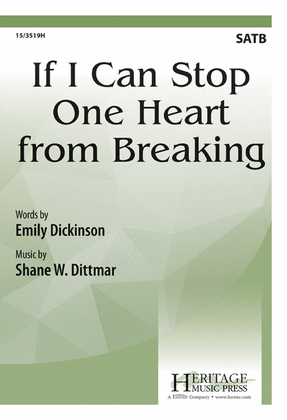 Book cover for If I Can Stop One Heart from Breaking