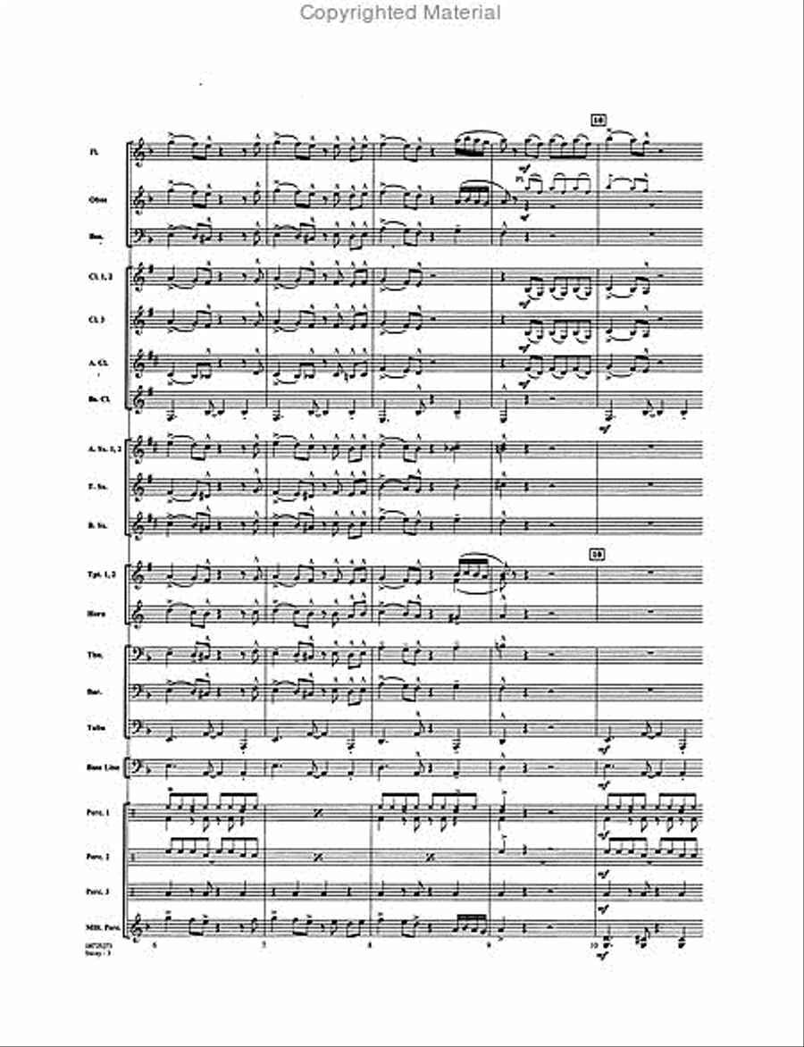 Sway (Quien Será) Concert Band scores gallery preview page 3