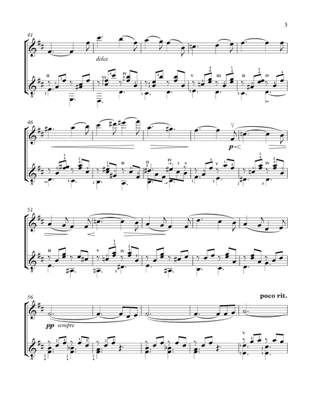 Berceuse (Violin and Guitar) - Score and Parts image number null