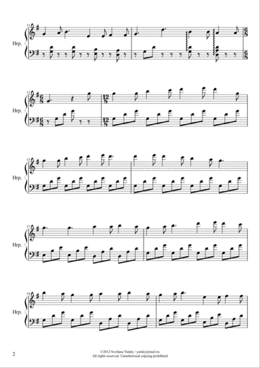 Good Christian Men, Rejoice Harp scores gallery preview page 2