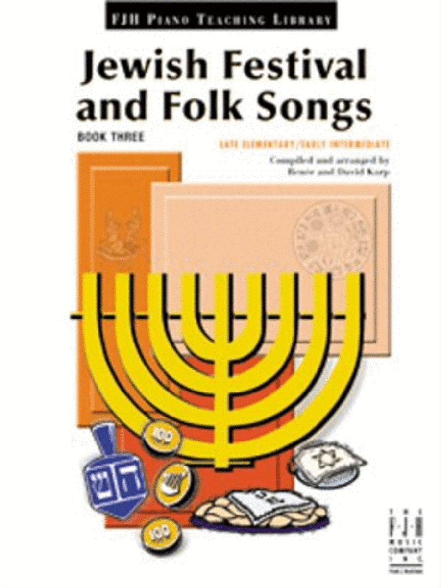 Jewish Festival and Folk Songs, Book Three Piano Method scores gallery preview page 3