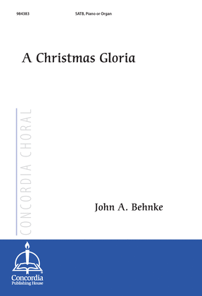 Book cover for A Christmas Gloria (SATB)