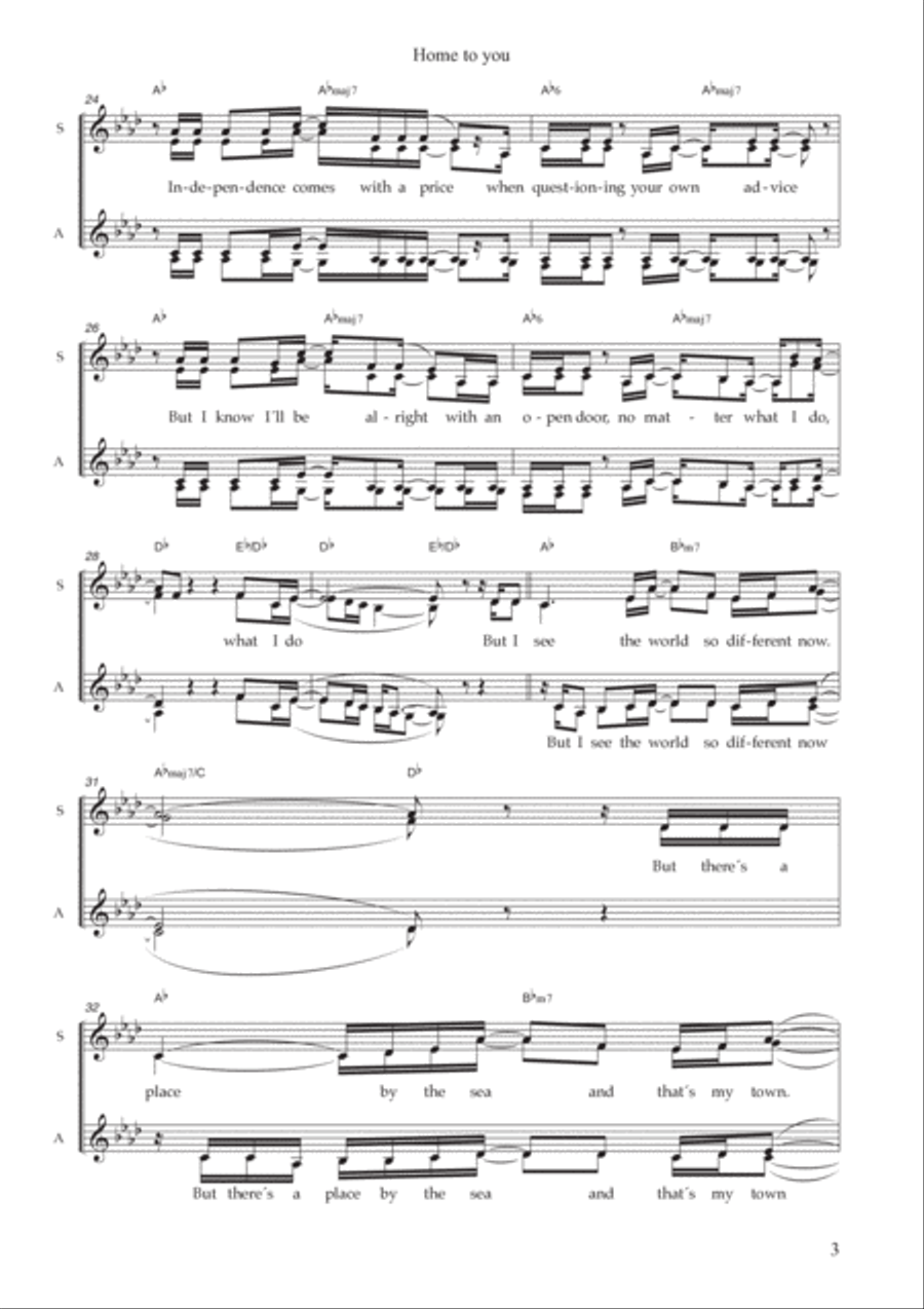 Home To You SSAA scores gallery preview page 3