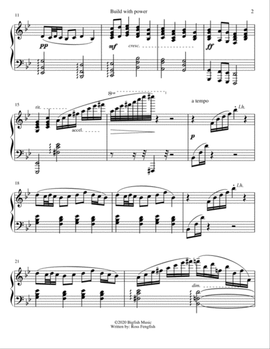 Open Plains Open Plains Piano Solo scores gallery preview page 2