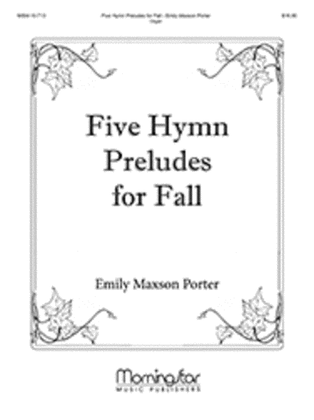 Book cover for Five Hymn Preludes for Fall