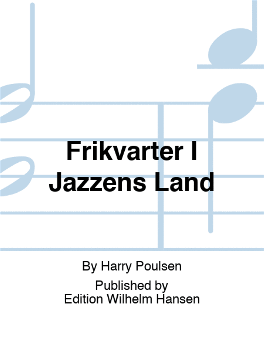 Frikvarter I Jazzens Land Choir scores gallery preview page 1