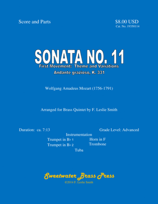 Book cover for Sonata No. 11