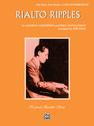 Book cover for Rialto Ripples - One Piano, Four Hands