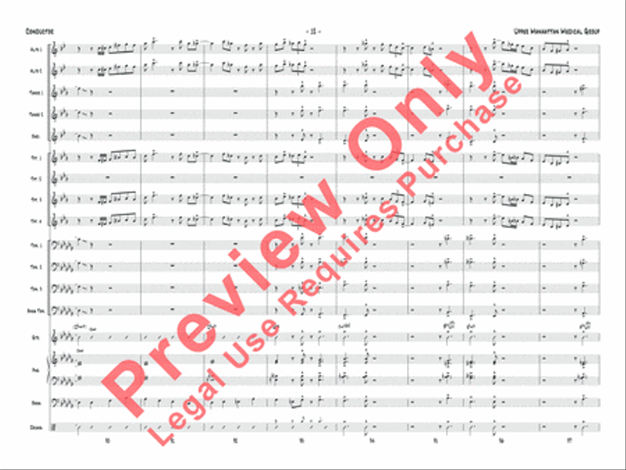 Upper Manhattan Medical Group Jazz Ensemble scores gallery preview page 13