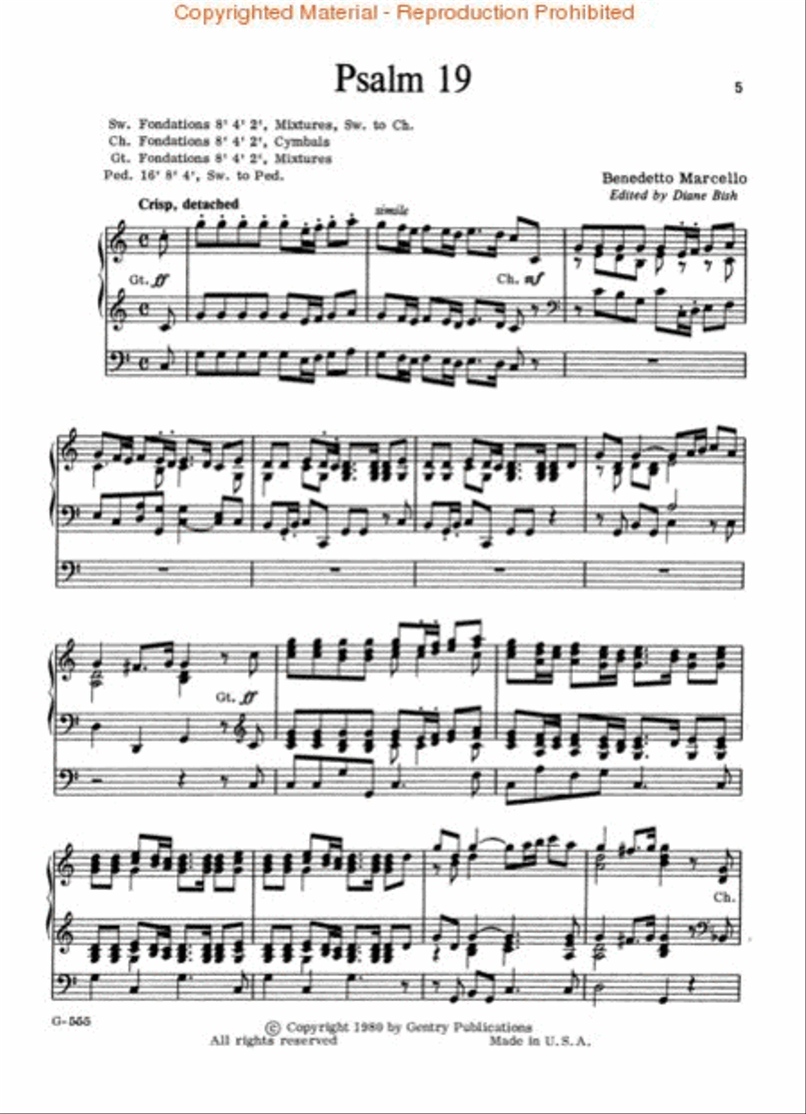 Diane Bish Wedding Book – Organ Organ scores gallery preview page 2