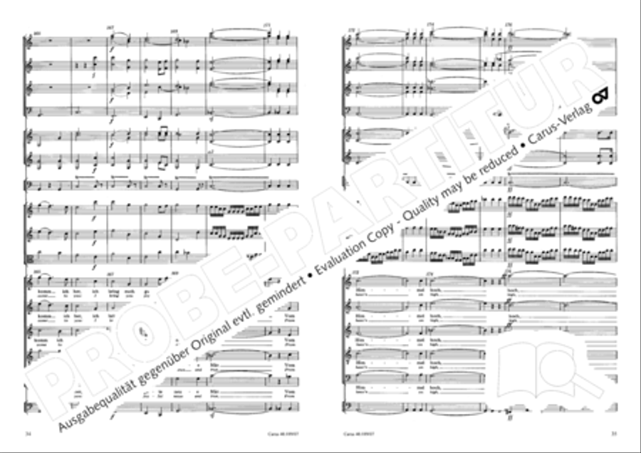 From heav'n on high (Vom Himmel hoch) SSATB scores gallery preview page 19