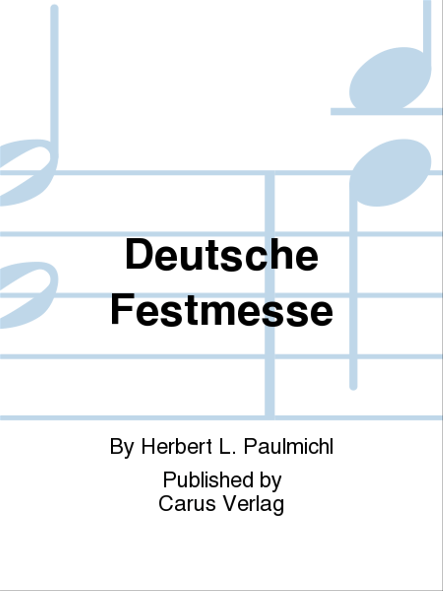 Deutsche Festmesse 4-Part scores gallery preview page 1