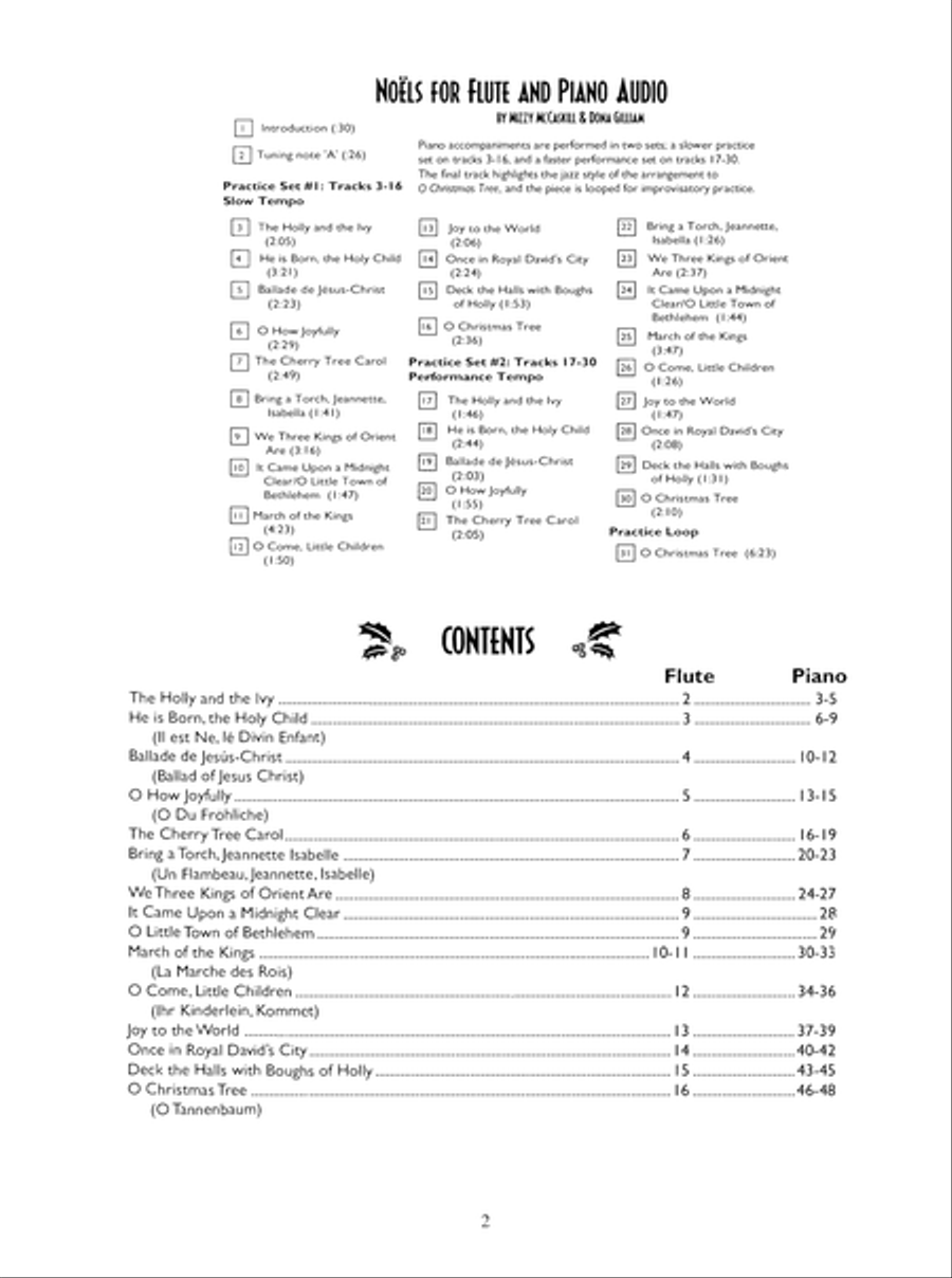Noels for Flute and Piano Flute Solo scores gallery preview page 3