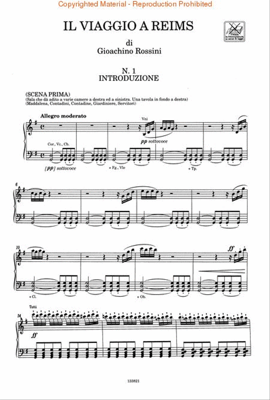 Il Viaggio a Reims (The Journey to Rheims) Voice scores gallery preview page 2