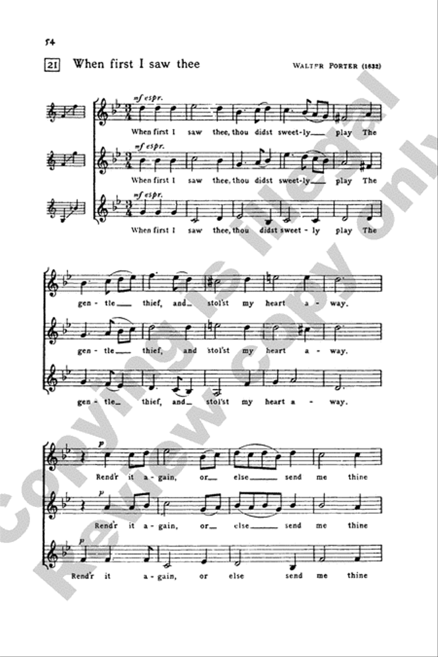 Invitation to Madrigals, Book 3 SSA scores gallery preview page 46
