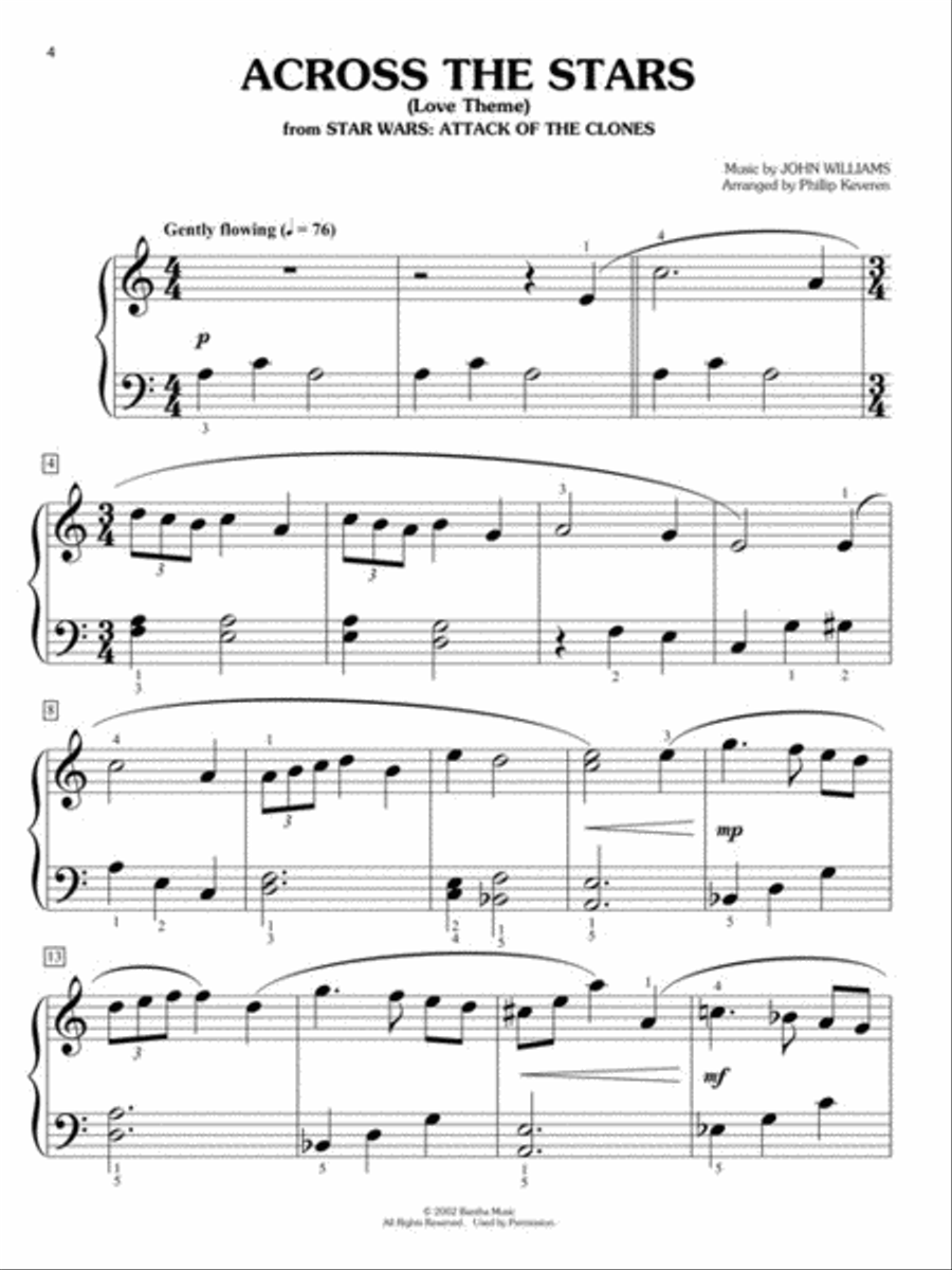 Star Wars Easy Piano scores gallery preview page 3