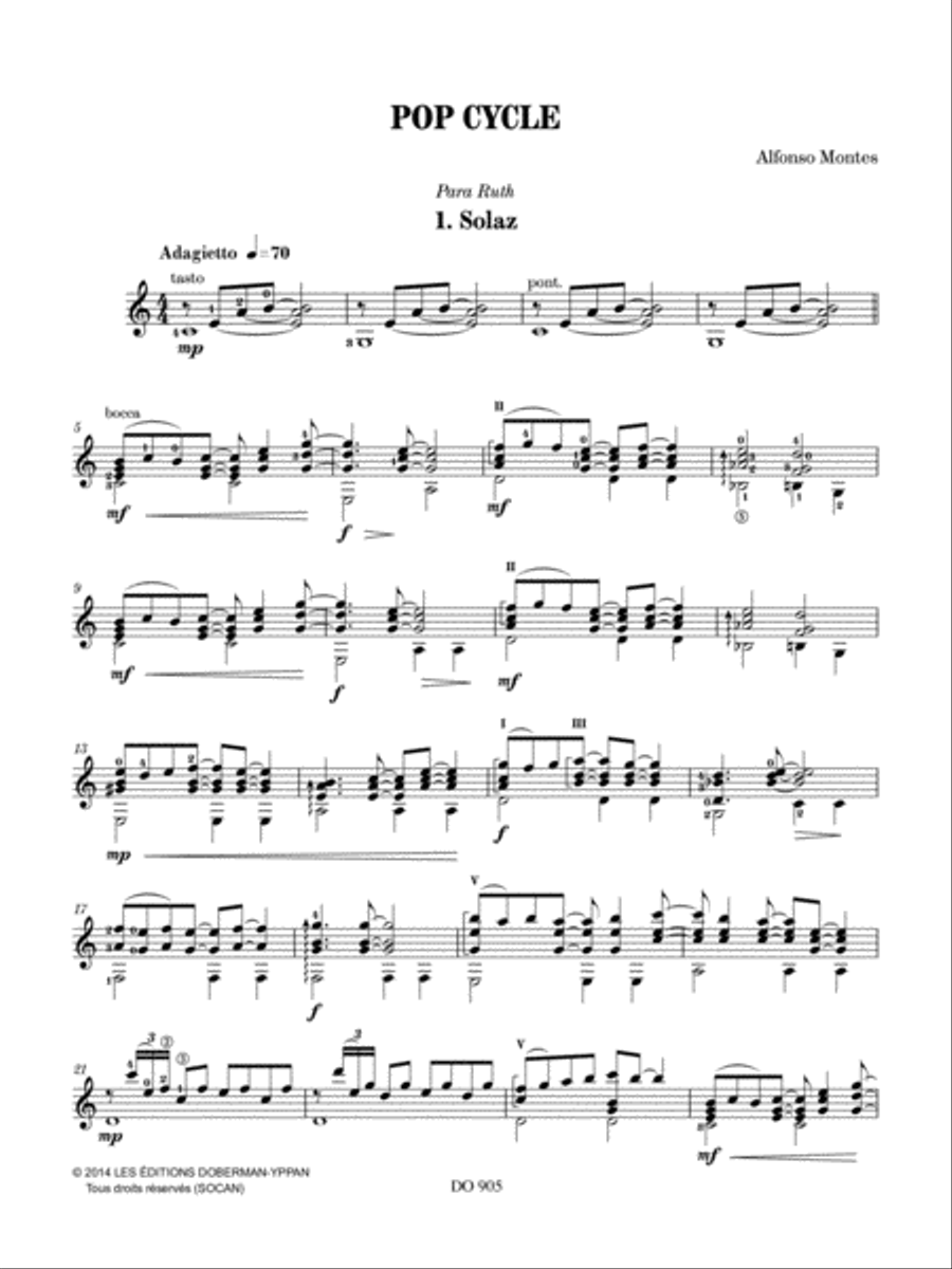 Pop Cycle Pop Cycle Electric Guitar scores gallery preview page 3
