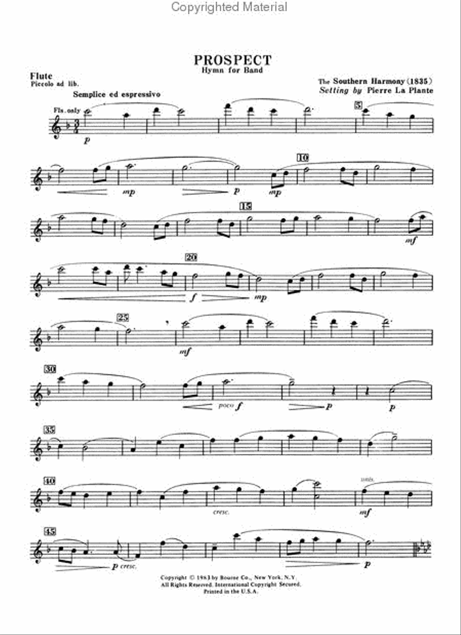 Prospect Prospect Concert Band scores gallery preview page 4