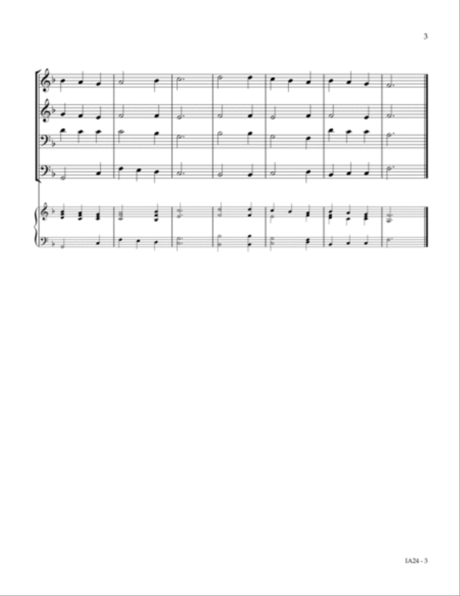 GROSSER GOTT (Holy God,We Praise Thy Name) GROSSER GOTT (Holy God,We Praise Thy Name) Small Ensemble scores gallery preview page 3