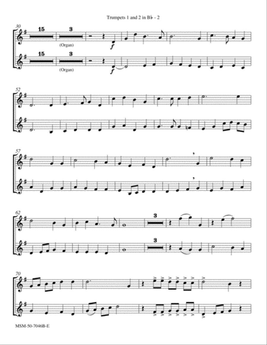 Give Thanks to God on High Choir scores gallery preview page 2