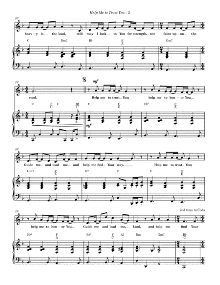 Help Me to Trust You Voice scores gallery preview page 3