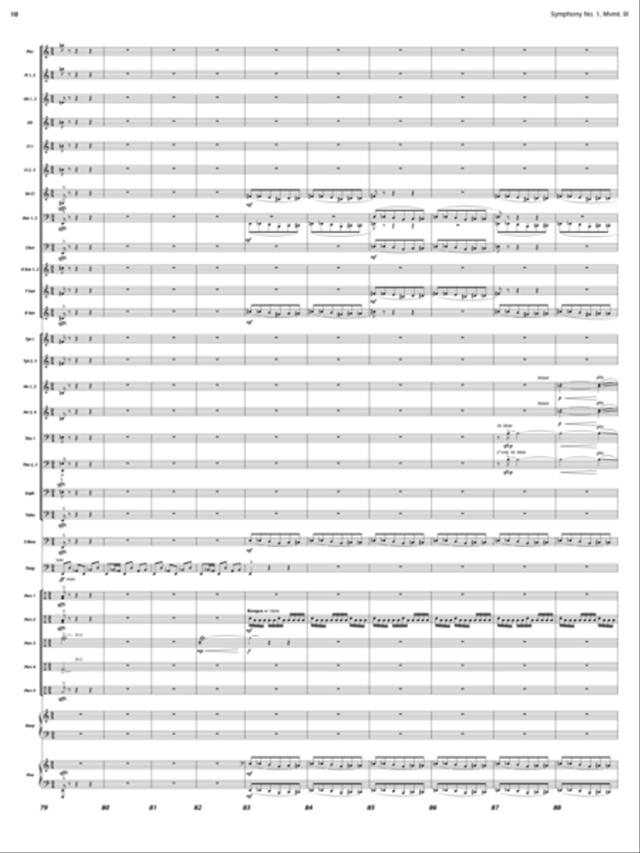 And the Earth Trembled (Symphony 1, New Day Rising, Mvt. III) Concert Band scores gallery preview page 9