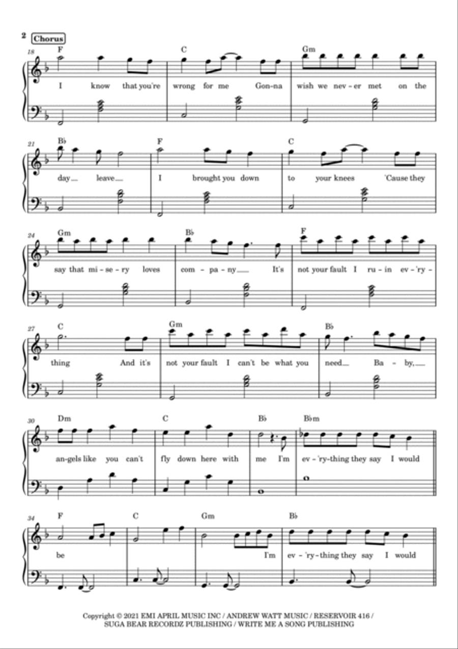 Angels Like You Voice scores gallery preview page 2