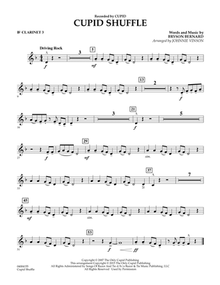 Cupid Shuffle - Bb Clarinet 3