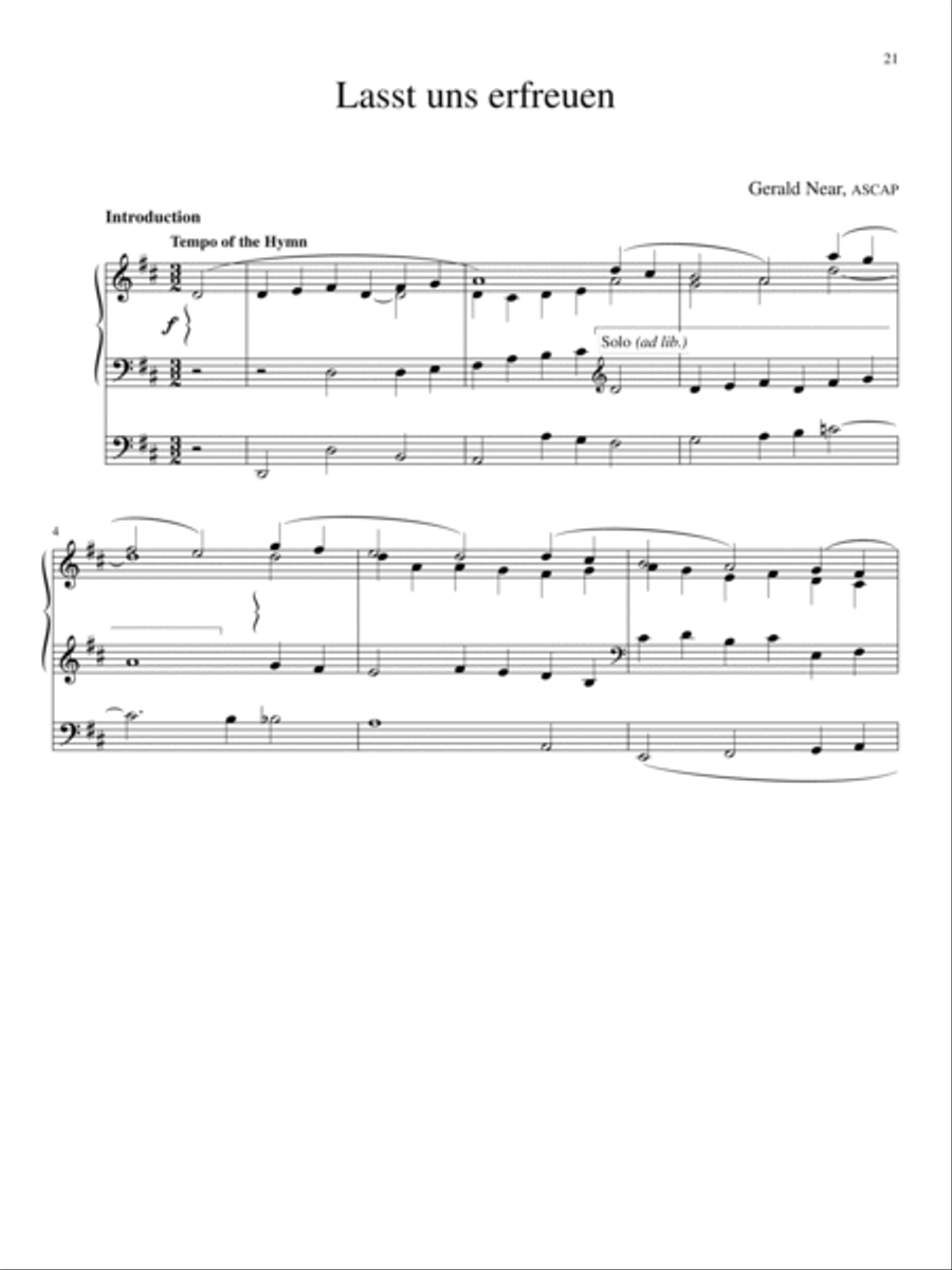 Laudes Domini: 10 Hymn Introductions and Harmonizations for Organ, Volume 2 Organ scores gallery preview page 10