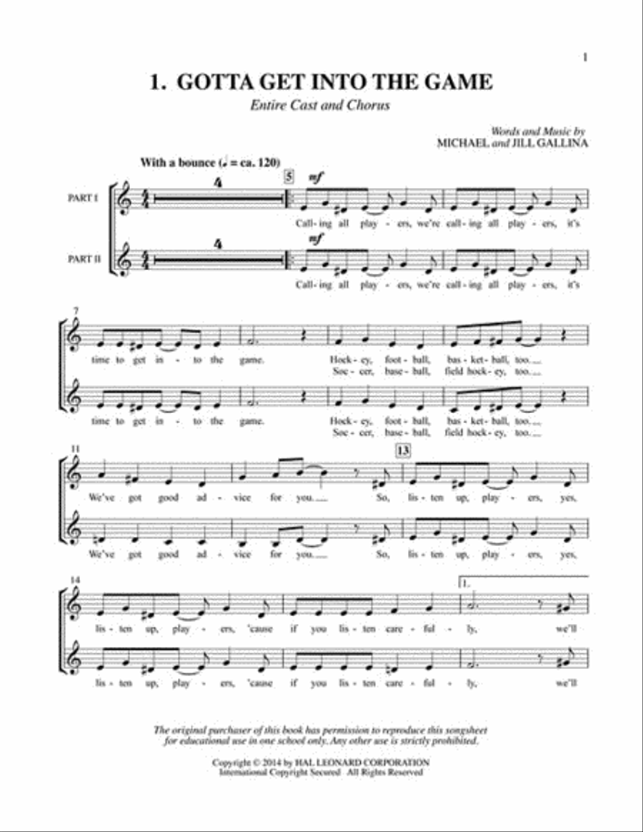 It's How You Play the Game Book and CD scores gallery preview page 3