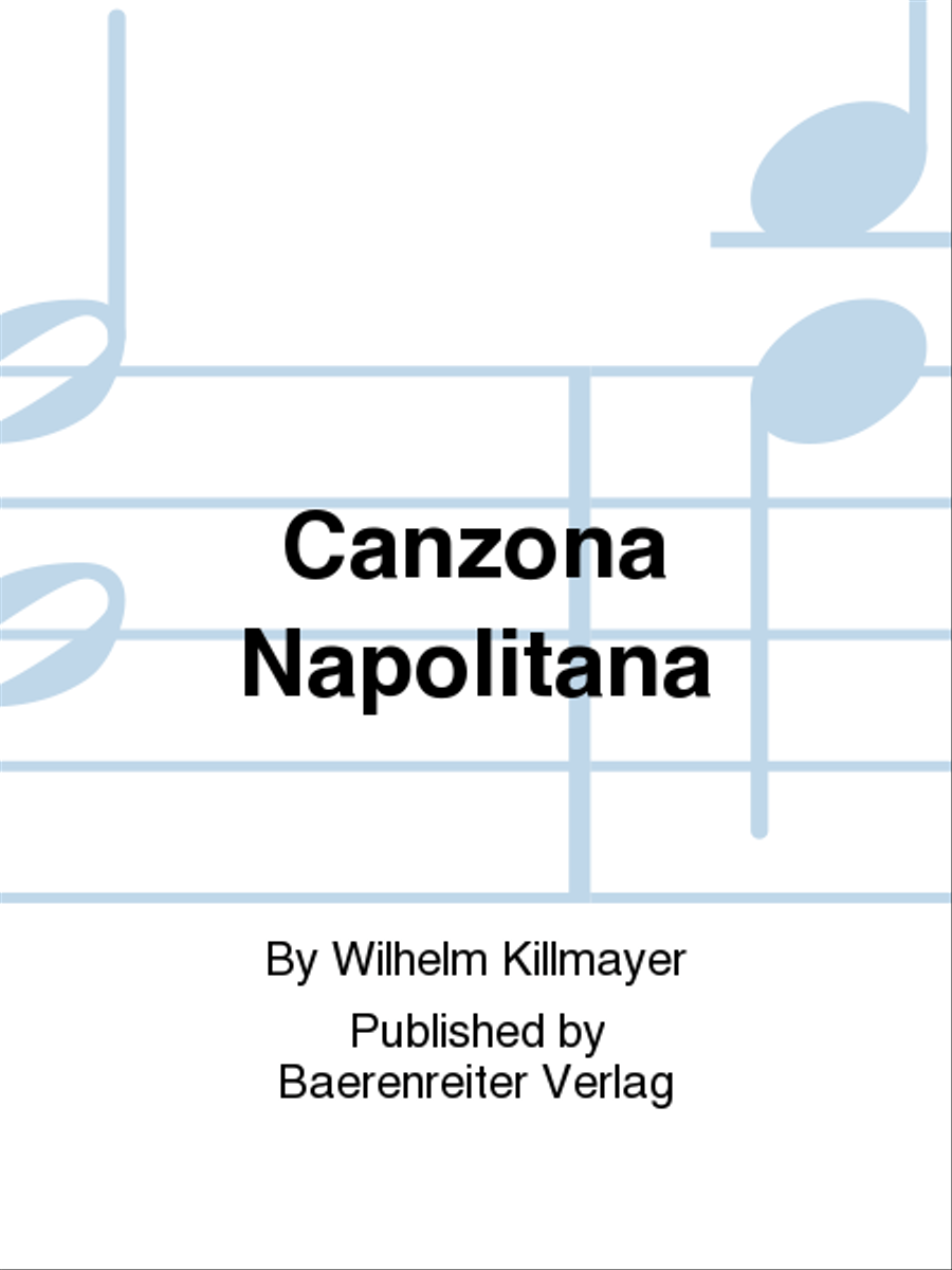 Canzona Napolitana 4-Part scores gallery preview page 1