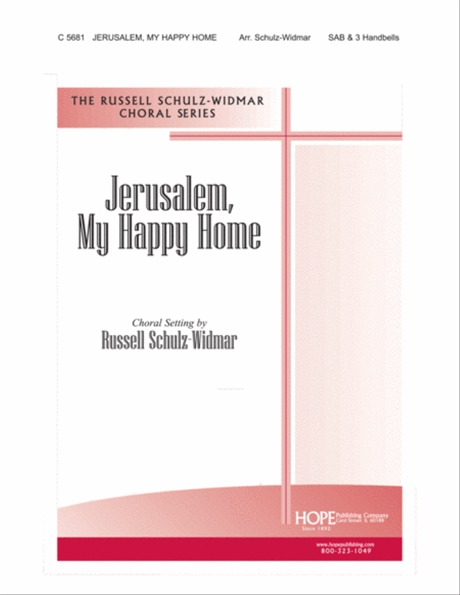 Jerusalem, My Happy Home 3-Part scores gallery preview page 1