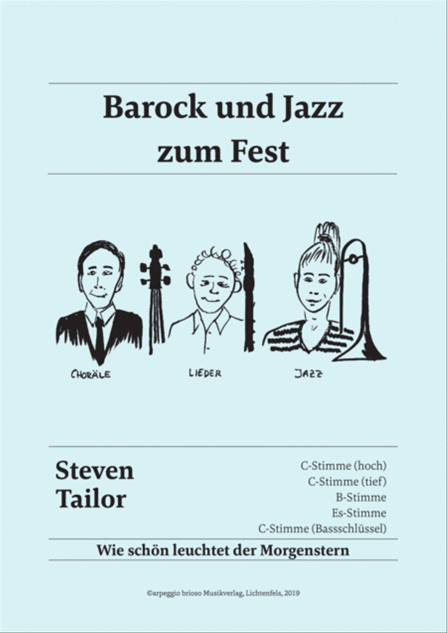 Wie schön leuchtet der Morgenstern String Duet scores gallery preview page 1
