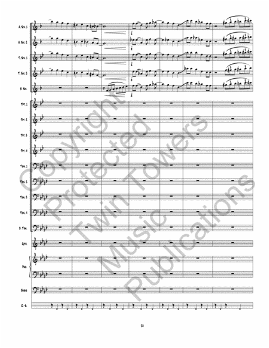 Sink Or Swim Sink Or Swim Jazz Ensemble scores gallery preview page 21