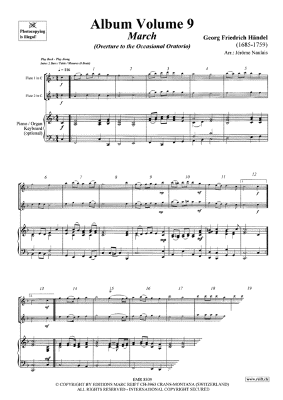 Album Volume 9 Flute Duet scores gallery preview page 3