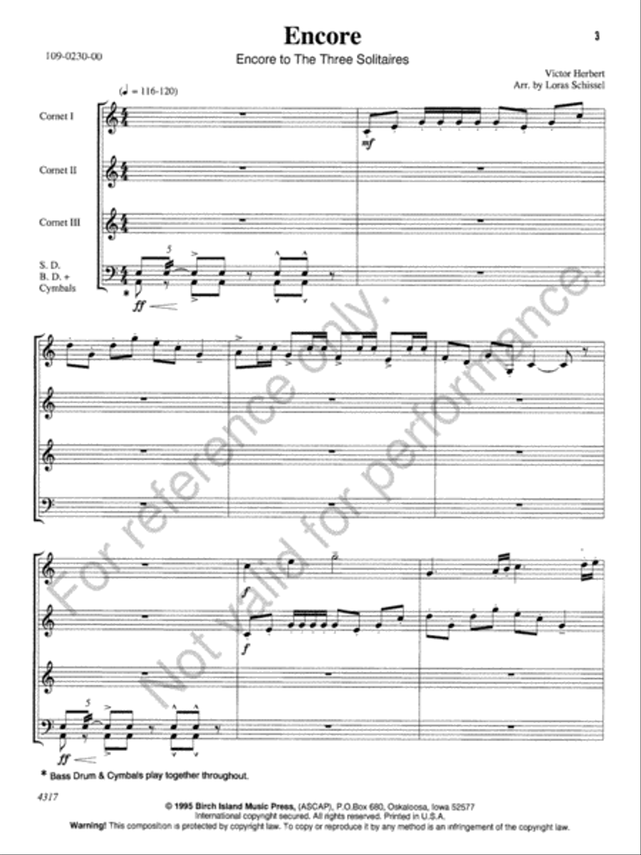 Encore Trumpet scores gallery preview page 4